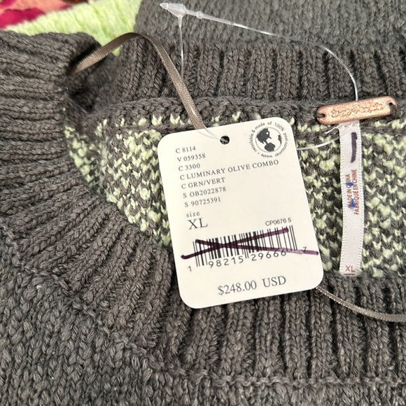 Free People In Bloom Flower Sweater - Picture 5 of 5